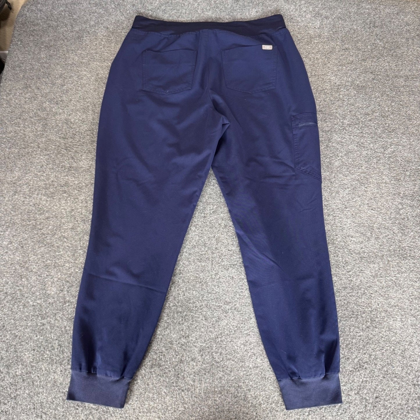 FIGS Zamora High Rise Navy Blue Jogger Scrub Pants Womens XL Uniform Medical