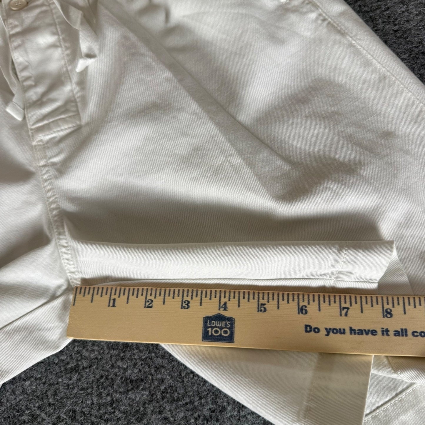 Orlebar Brown Swin Short Mens 34 White Button Fly Drawstring Beach Casual Resort