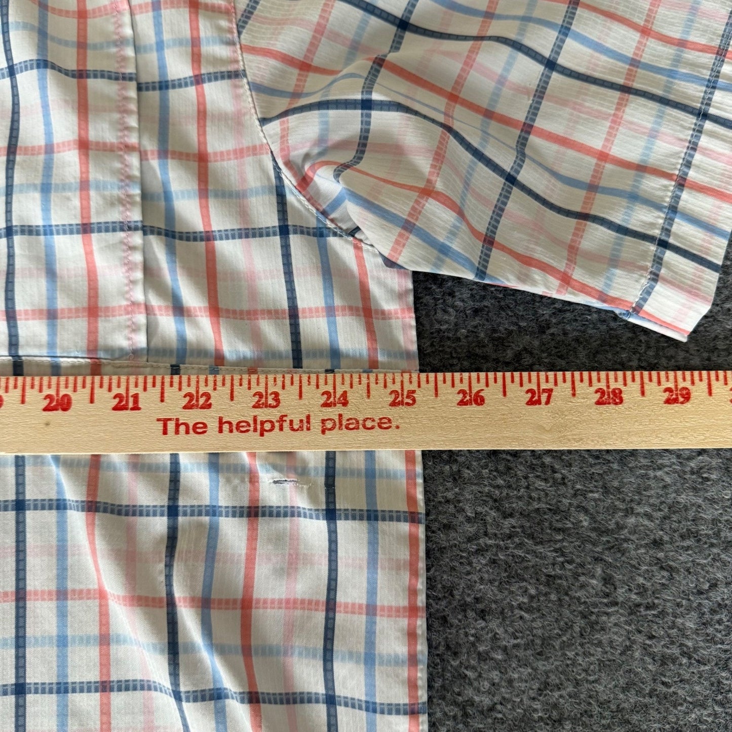 Columbia PFG Fishing Shirt Mens XL Plaid Short Sleeve Omni Shade Outdoor Casual