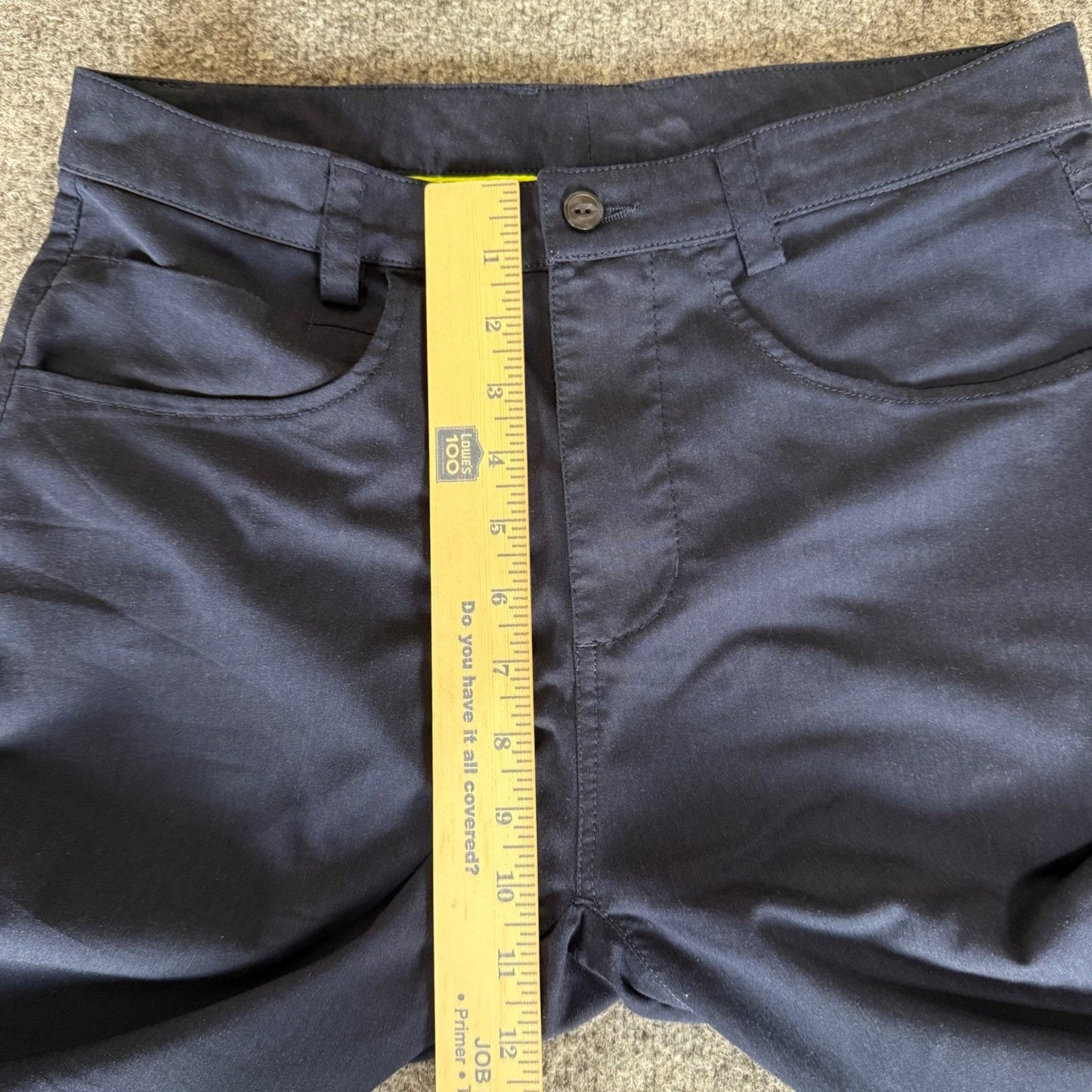 Tasc Performance Pants Mens 30x32 Navy Blue Bamboo Athletic Casual Golf Chino