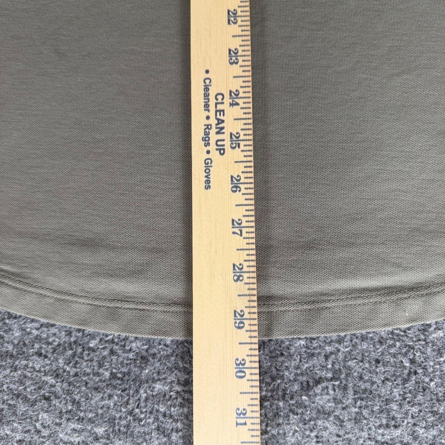 Cuts Polo Shirt Mens XXL Green Curve Hem Short Sleeve Pima Cotton Casual Office