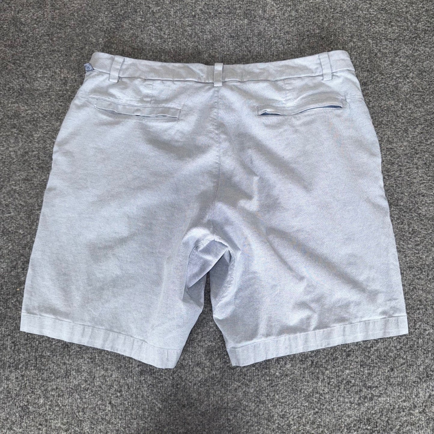 Lululemon Commission Short Mens 36 Blue Casual Golf Chino Performance Comfort