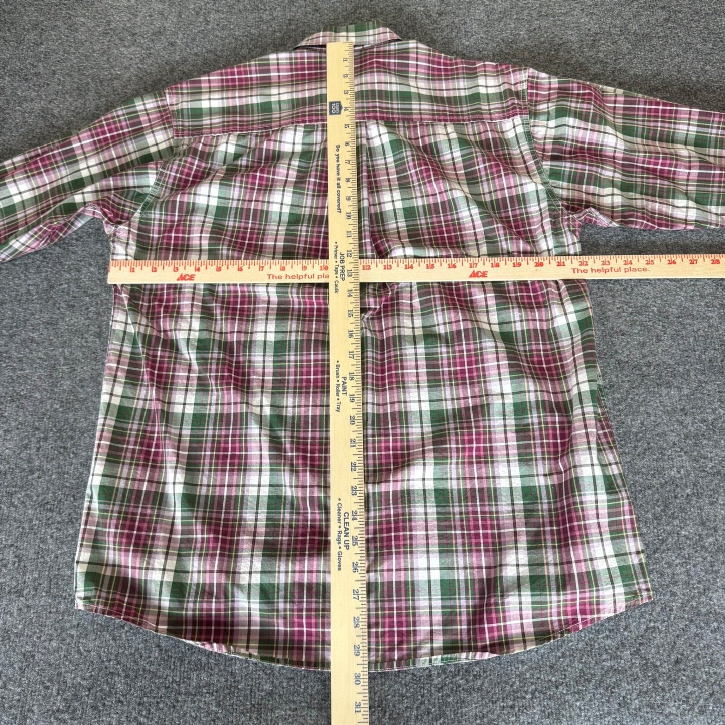 Cinch Western Plaid Shirt Mens Small Long Sleeve Button Down Cowboy Rodeo