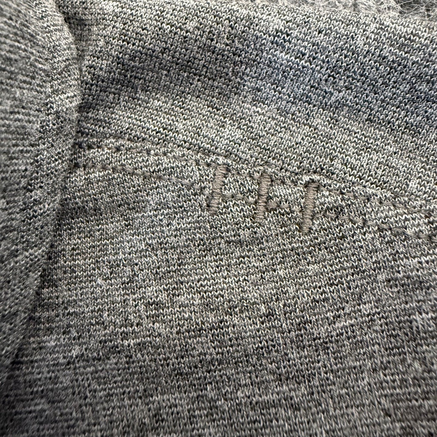 Lululemon Polo Shirt Mens Large Gray Stretch Short Sleeve Preppy Golf Casual Top