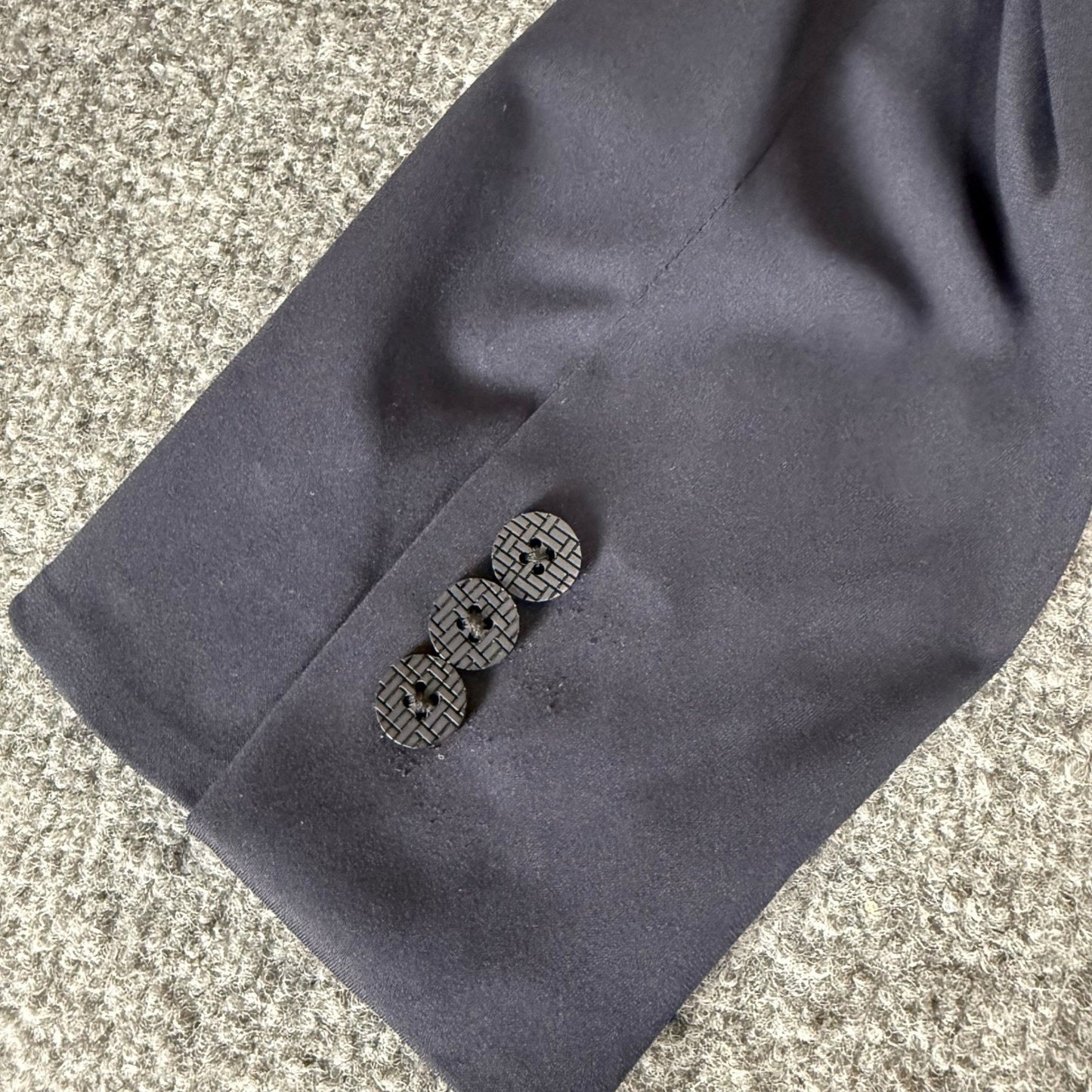 Twillory Blazer Suit Jacket Mens 40S Navy Blue Tailored Business Casual Travel