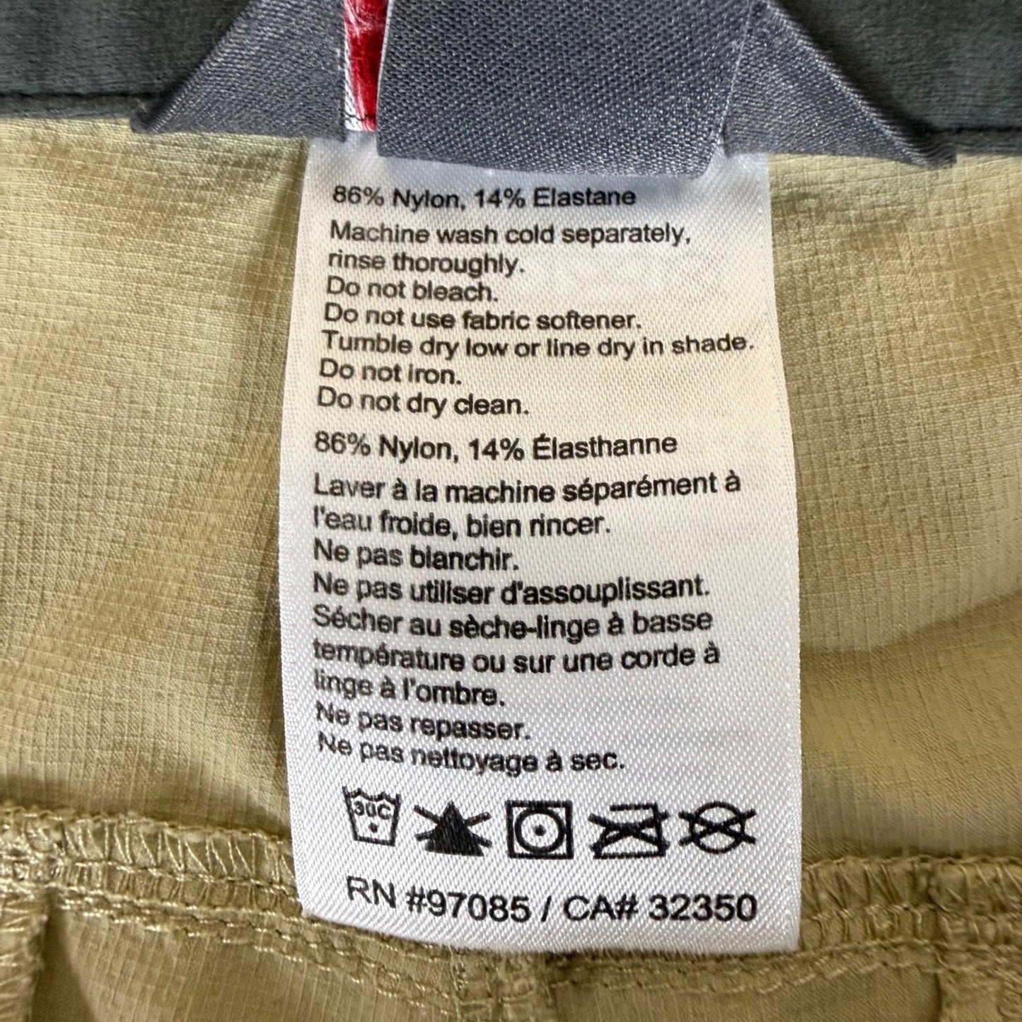 Outdoor Research Hiking Short Mens 34 (35) Tan Outdoor Trail Performance Stretch