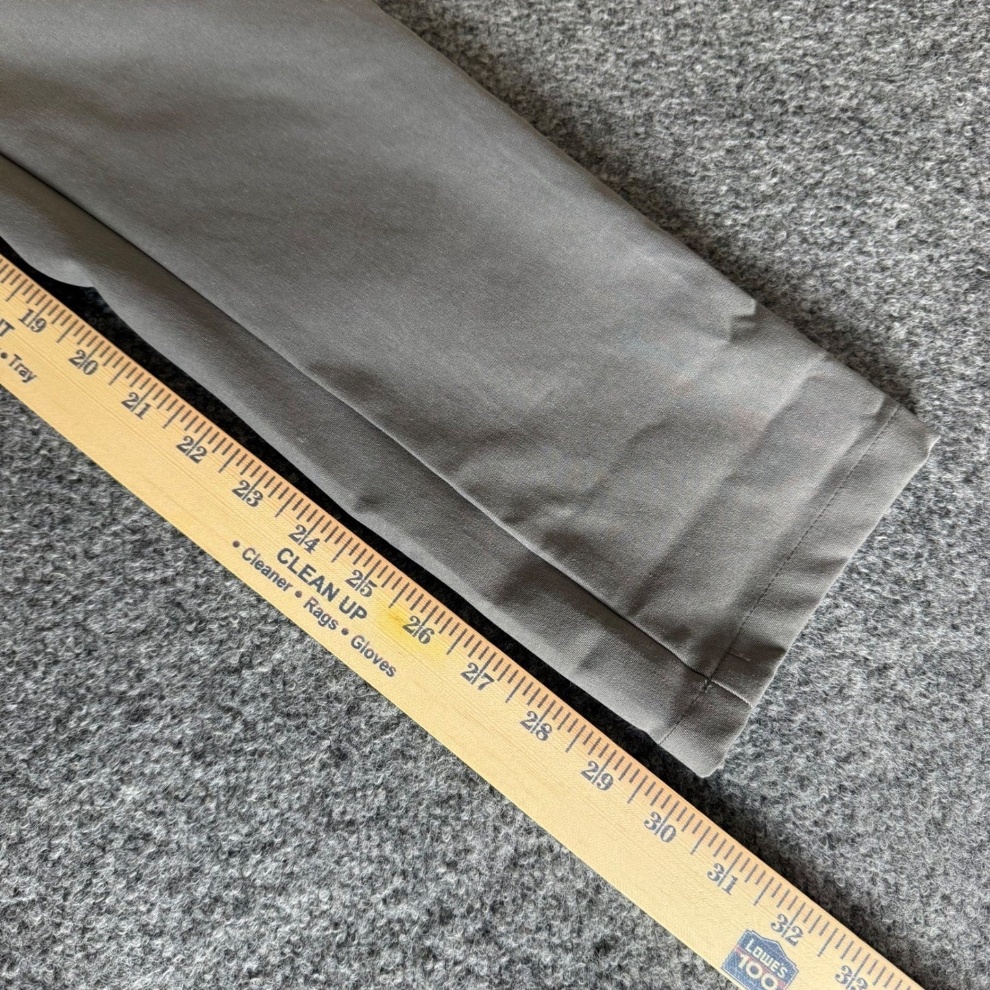 Myles Pants Mens 30x30 Gray Athletic Slim Performance Stretch Casual Everyday