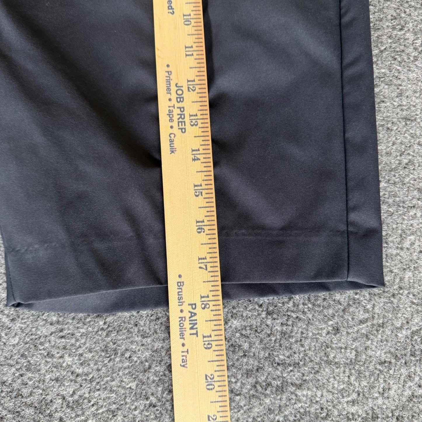 BYLT Shorts Mens 34 Black Chino Casual Golf Flat Front Streetwear Everyday