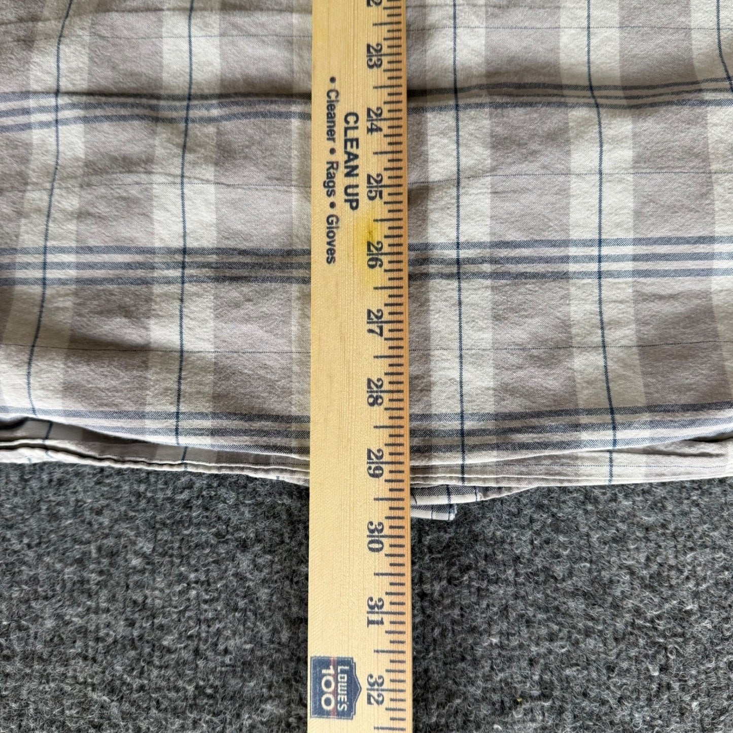 Carhartt Shirt Mens 4XL Plaid Short Sleeve Button Up Work Durable Tough Utility