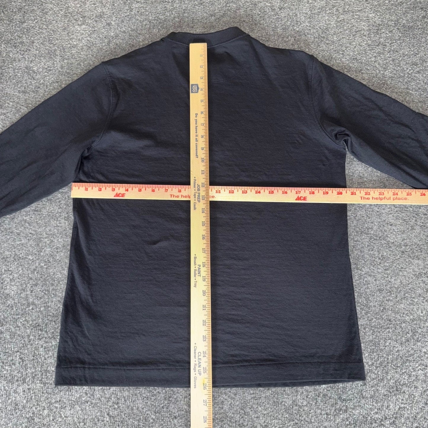 CC Filson Henley Shirt Mens Medium Navy Blue Long Sleeve Cotton Outdoor Workwear