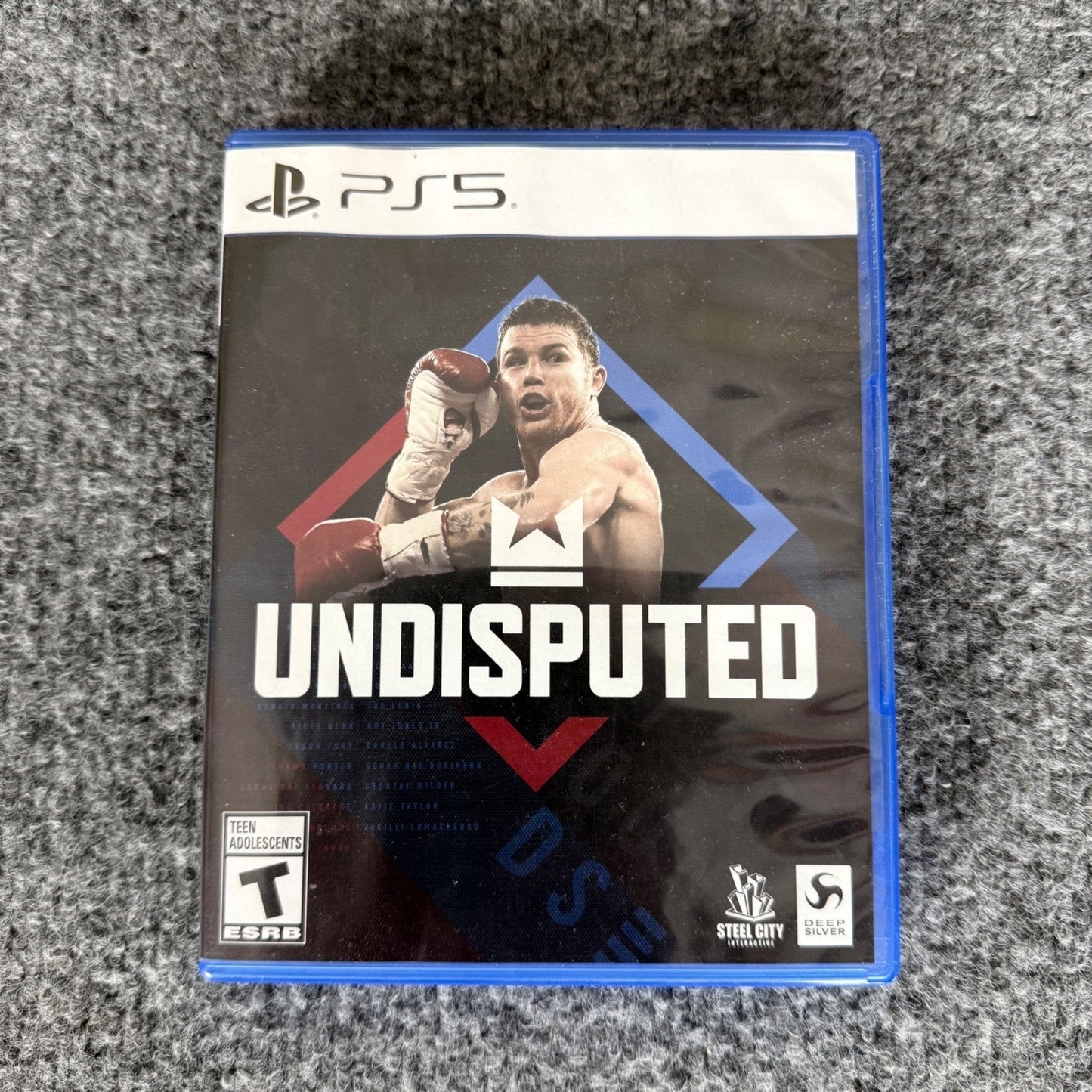 Undisputed Boxing Video Game Sony PlayStation 5 PS5 No Manuel Tested Used