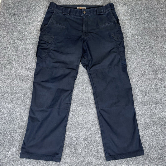 5.11 Tactical Pants Mens 37x30 Blue Taclite Pro Cargo Ripstop Mid Rise Adult