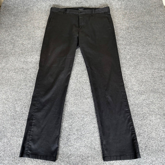 7 Diamonds Parker Pants Mens 33x32 (34x31) Black Stretch Casual Performance Golf