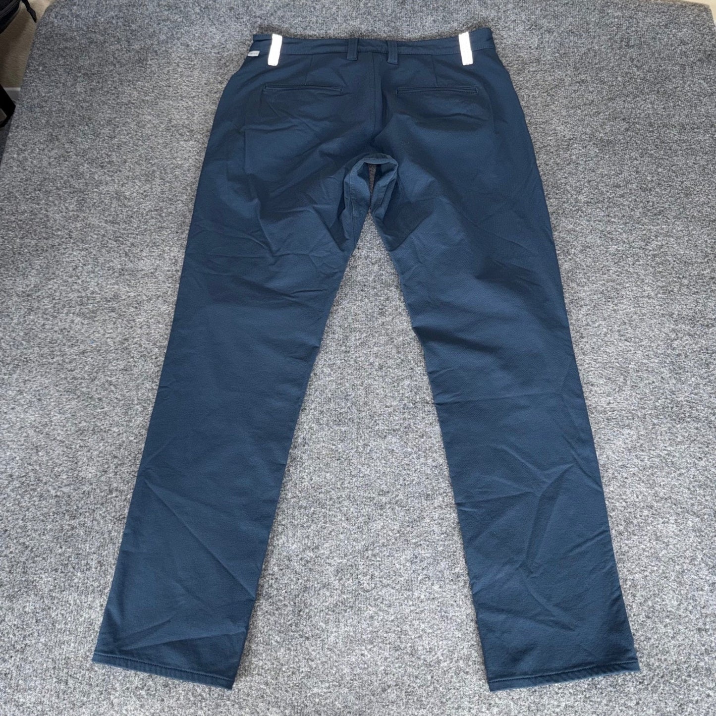 Swrve Regular Trim Fit Trousers Mens 34x32 Water Resistant 4-Way Stretch Pants