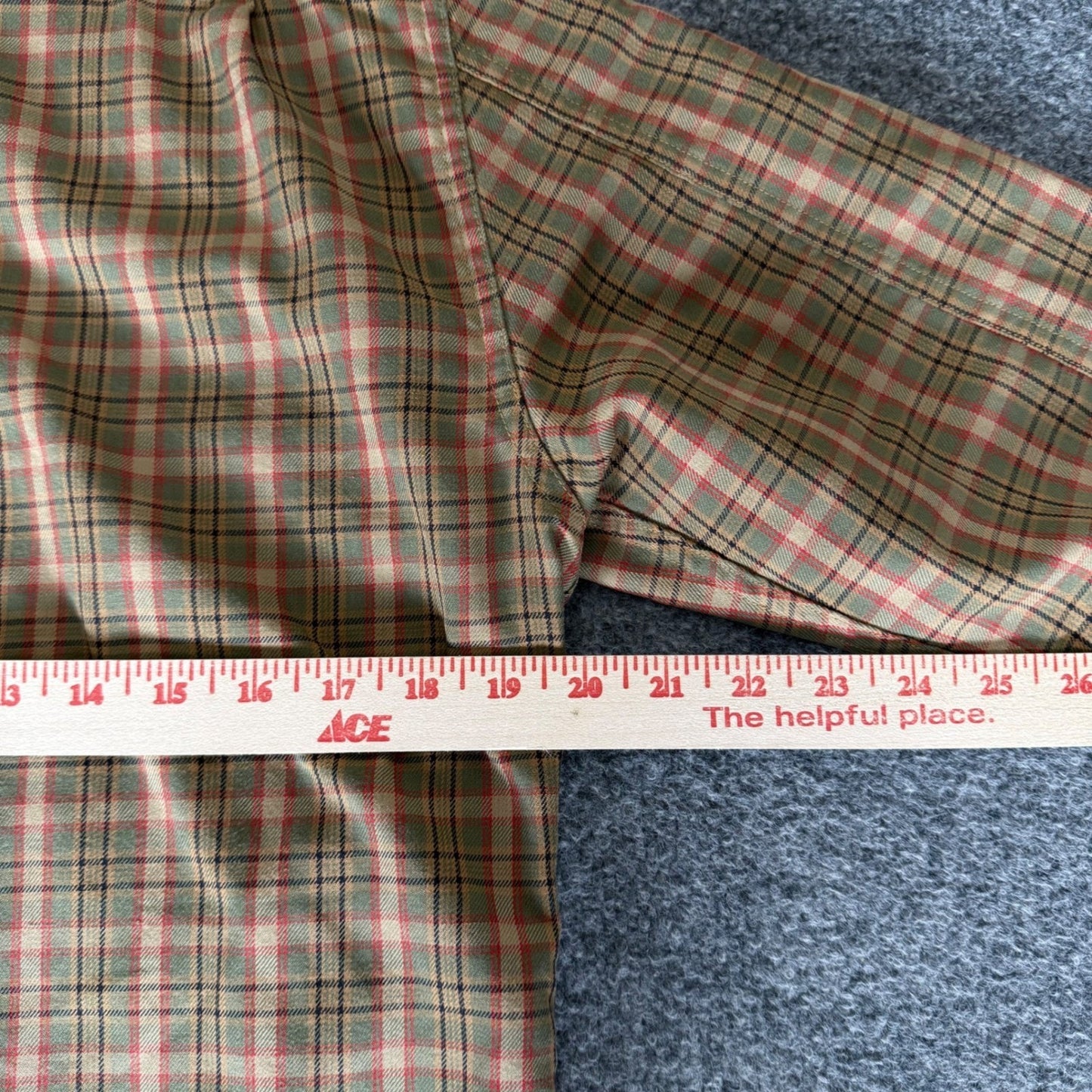 Fjallraven Stig Flannel Shirt Mens Medium Slim Fit Plaid Button Up Long Sleeve