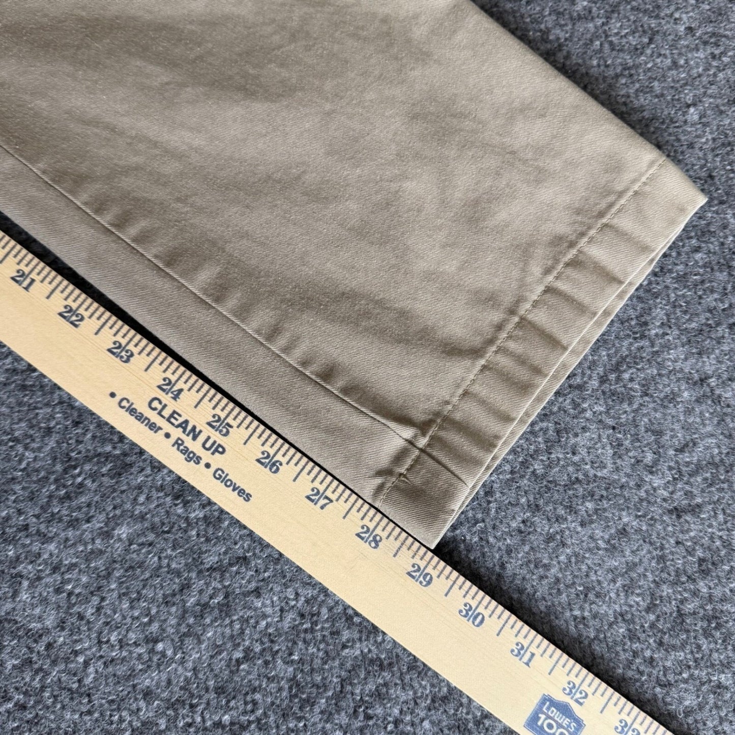 Volcom Chino Pants Mens 34 Beige Straight Leg Casual Skate Grunge Y2K Style