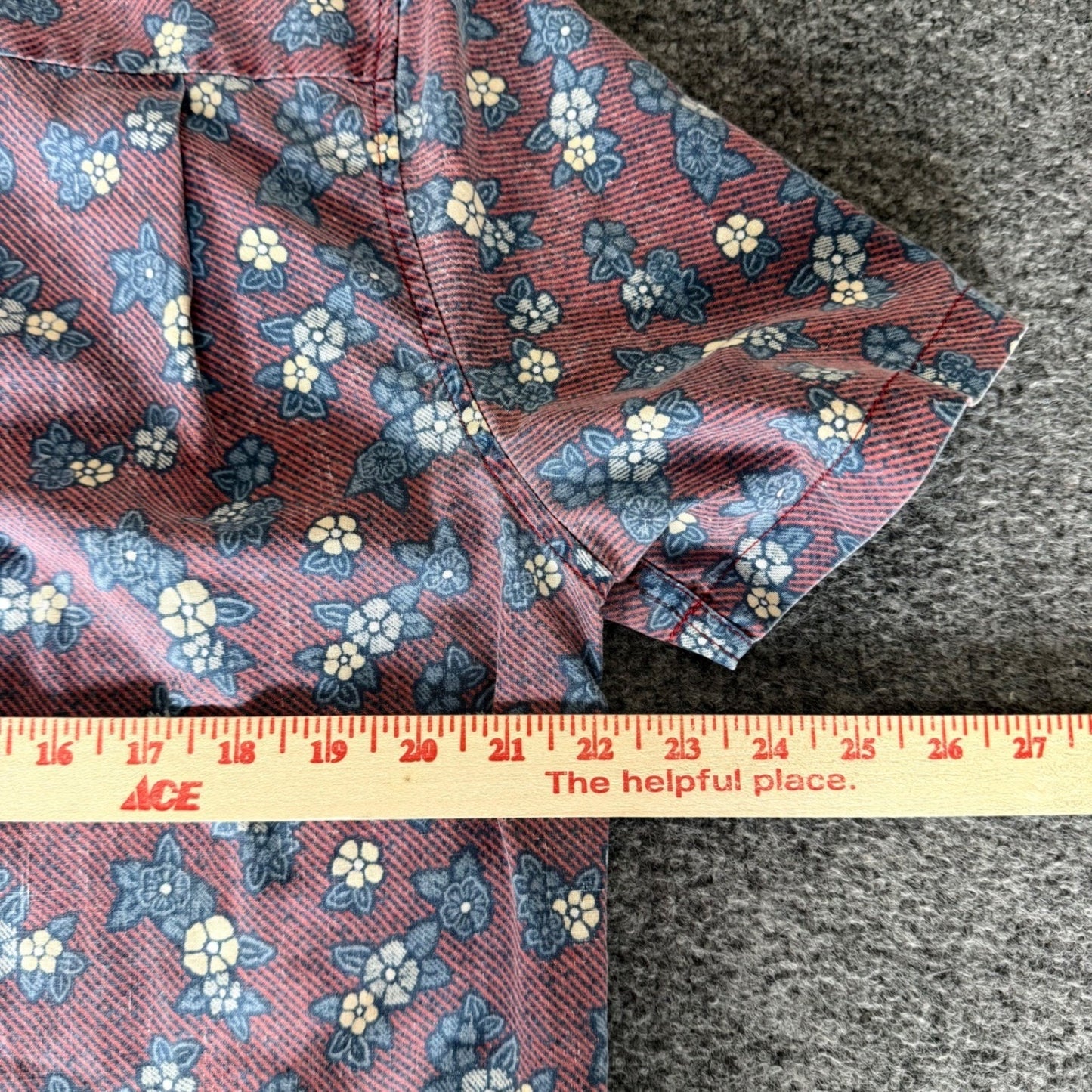 Reyn Spooner Mens Medium Floral AOP Button Down Shirt Short Sleeve Aloha Resort