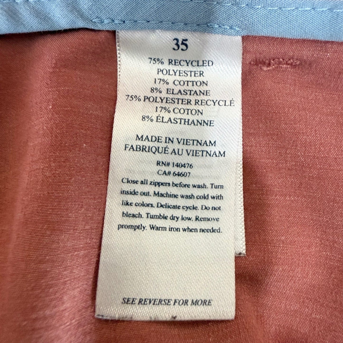 Faherty Brand All Day Shorts Mens 35 (36) Stretch Casual Beach Surf Swim Hybrid