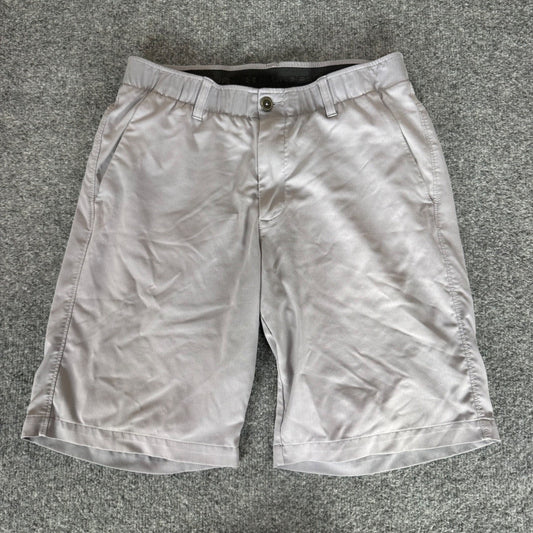 Under Armour Showdown HeatGear Mens Golf Shorts Gray 32 (30) Stretch Athletic