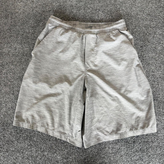 Lululemon Athletic Shorts Mens S Gray Gym Workout Training Stretch Performance