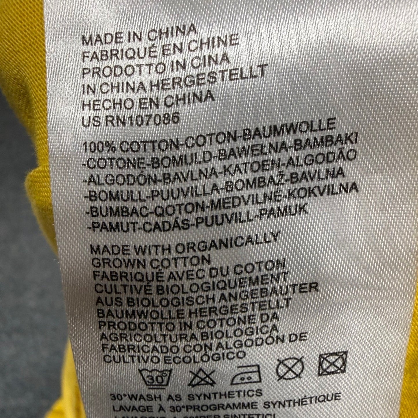 Paul Smith Polo Shirt Men XXL Yellow Short Sleeve Casual Designer Fashion Preppy