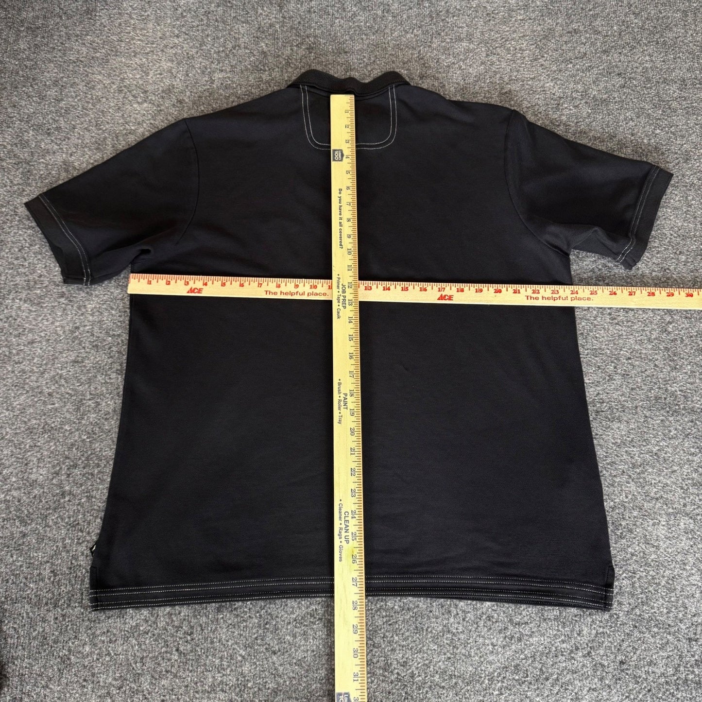 Tommy Bahama Polo Shirt Mens XL Black Supima Cotton Casual Golf Resort Comfort