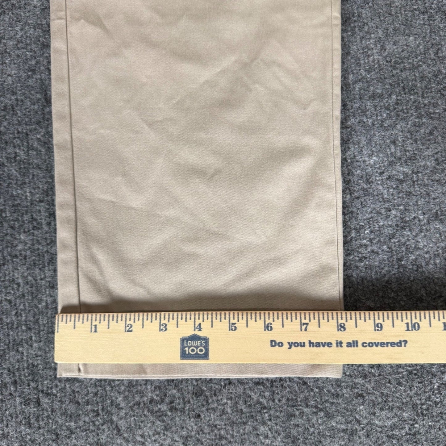Croft & Barrow Mens 34x30 Easy Care Khaki Classic Fit Flat Front Stretch Pants
