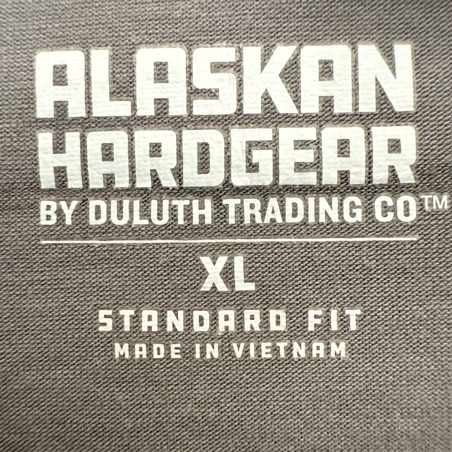 Alaskan Hardgear Hoodie Men's Grey XL Bamboo Striped Pullover ASHG Long Sleeve