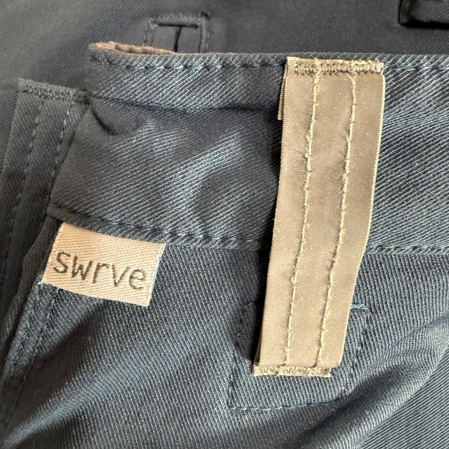 Swrve Regular Trim Fit Trousers Mens 34x32 Water Resistant 4-Way Stretch Pants