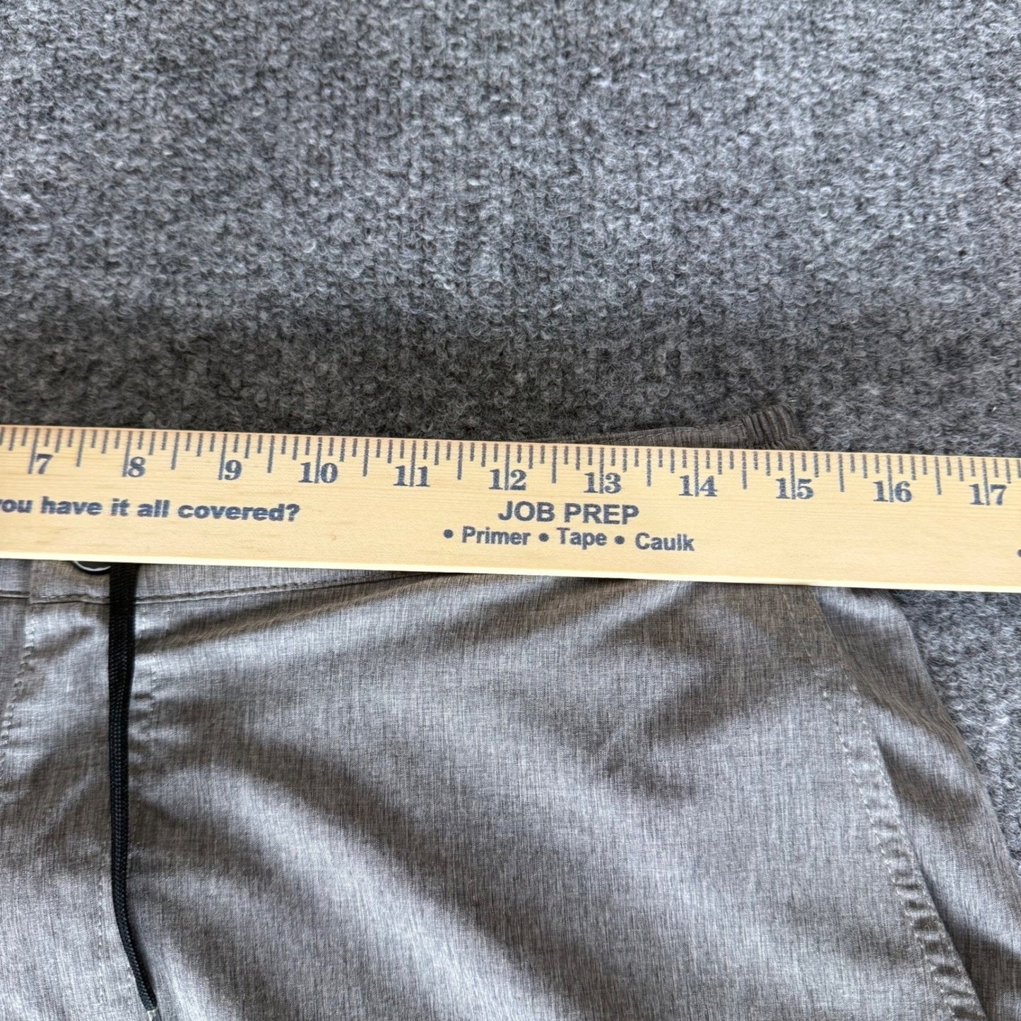 Thousand Miles Short Mens Medium Gray Travel Athletic Stretch Lightweight Casual