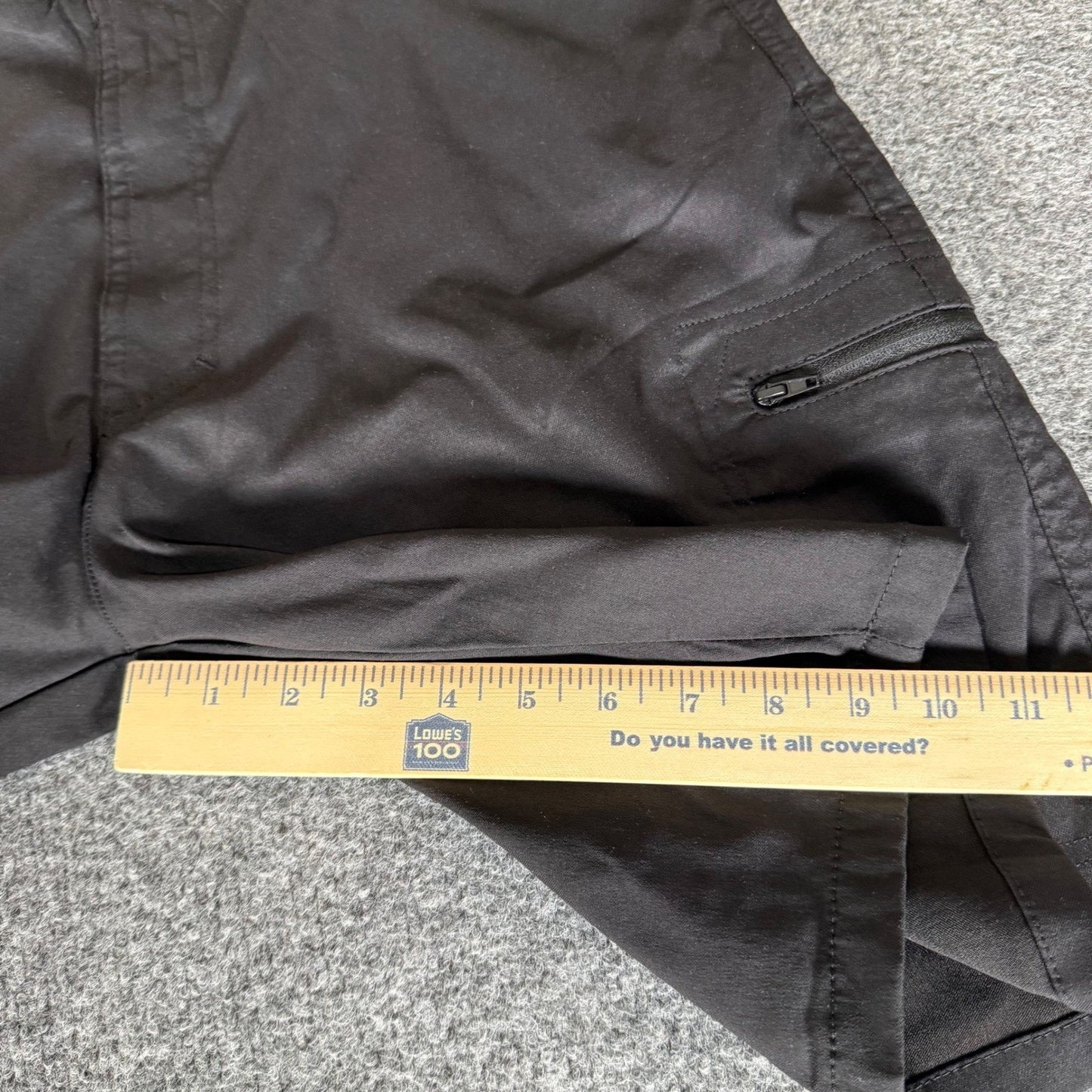 Wrangler Authentics Cargo Shorts Mens 36 Black Utility Casual Outdoor Everyday