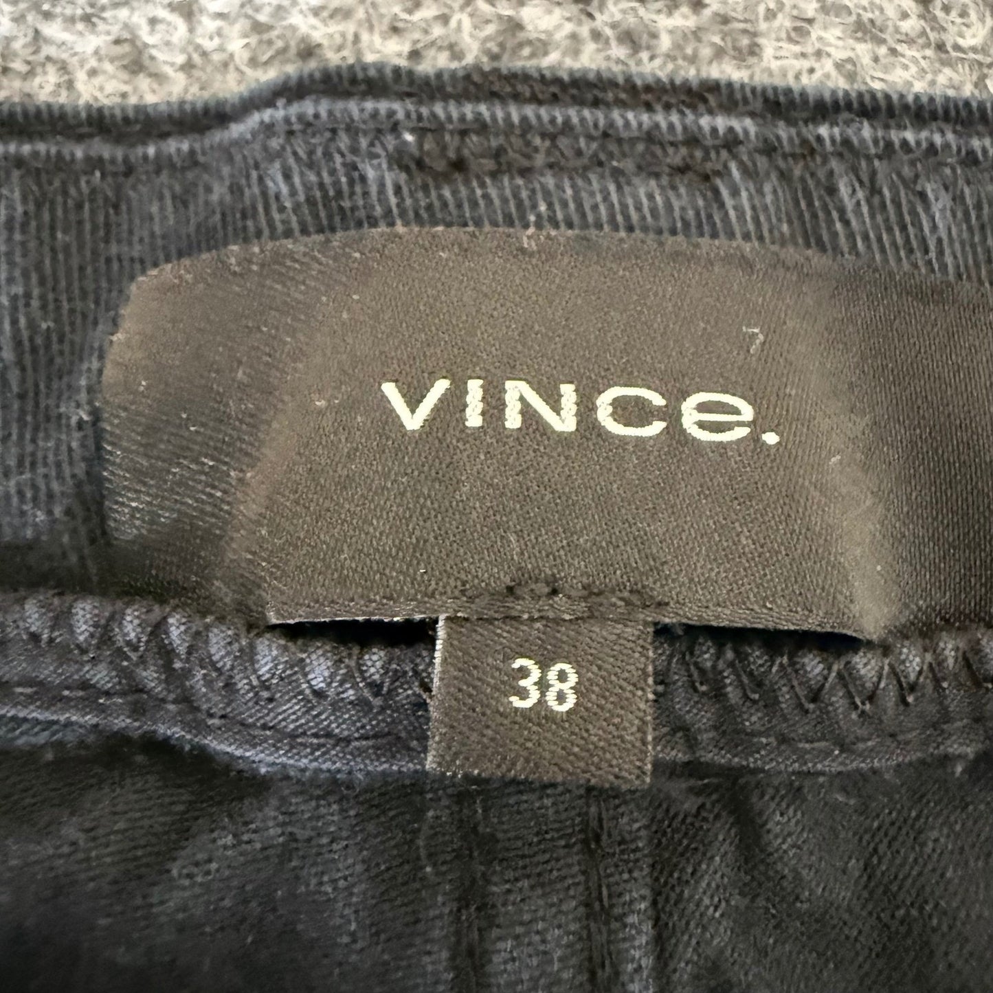 Vince Dylan Pants 38x31 Black Slim Chino Stretch Business Casual Office Travel