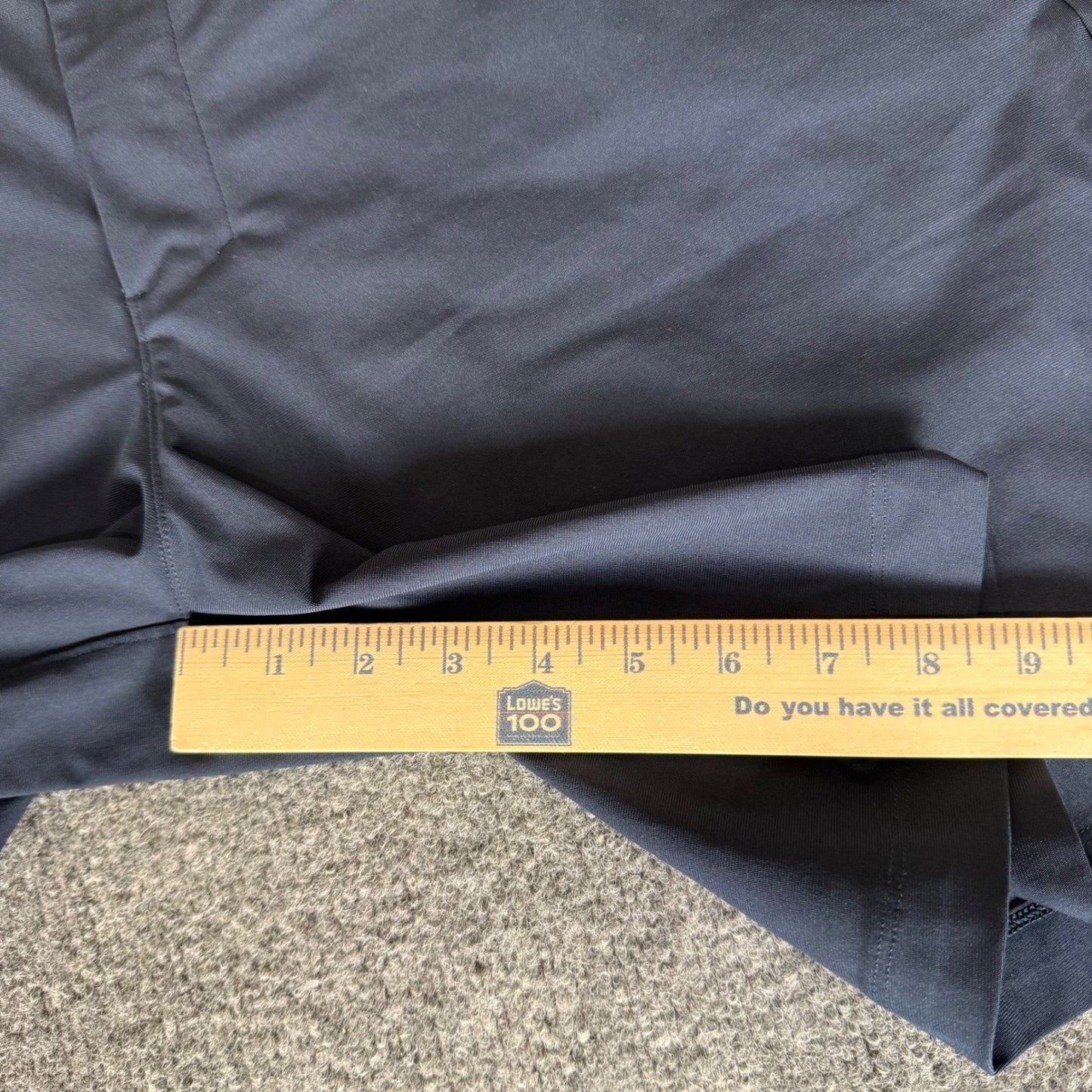 Lululemon ABC Shorts Mens 36 Navy Blue Chino Casual Golf Stretch Preppy Comfort