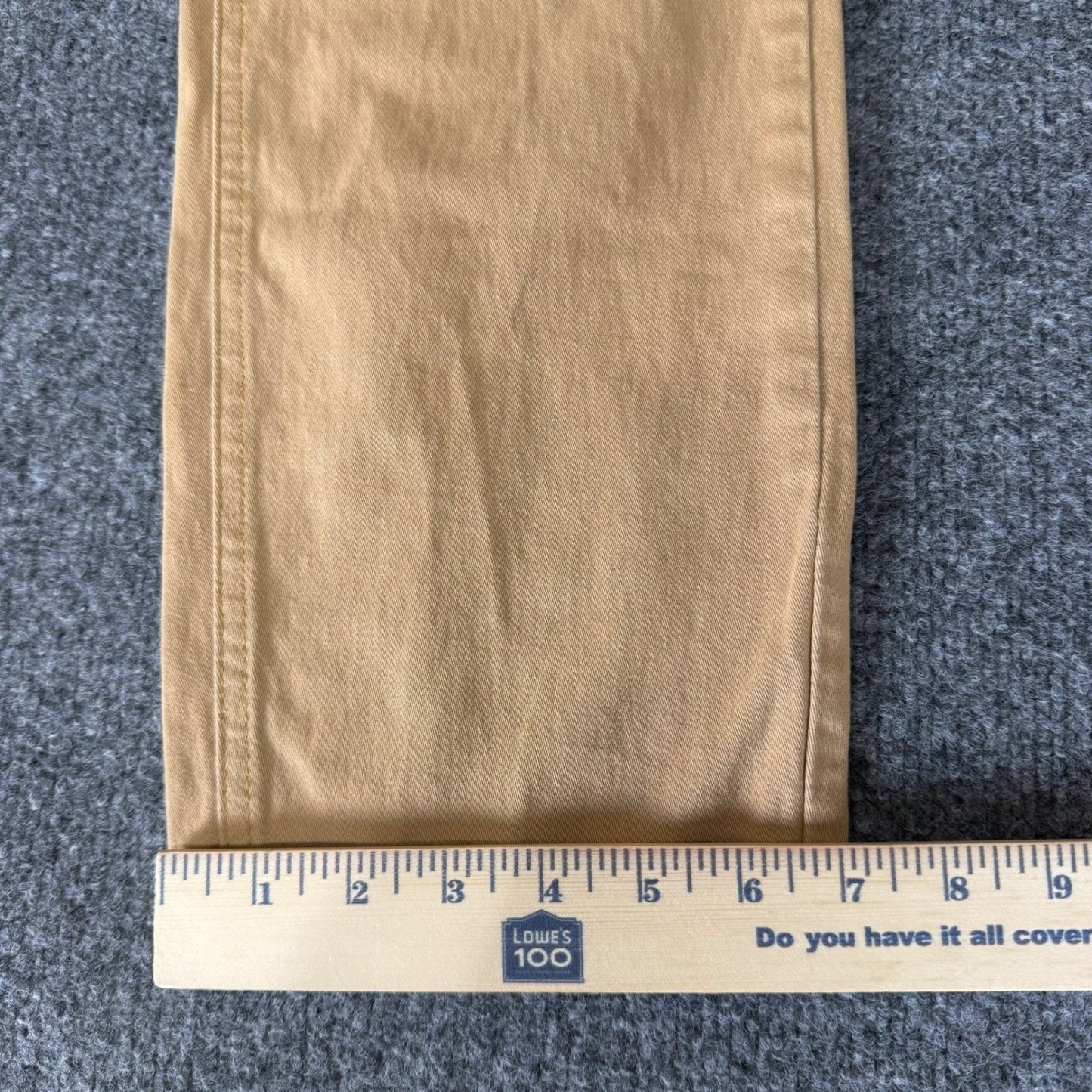 Barbell Apparel Pants Mens 32x32 Beige Chino Straight Leg Casual Stretch Fit