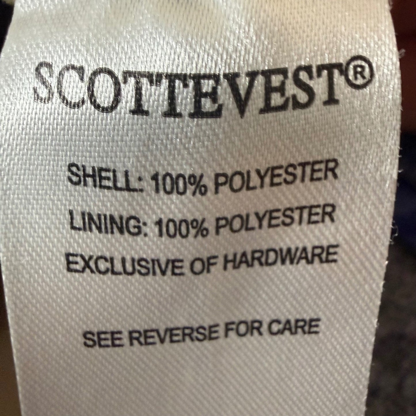 Scottevest RFID Travel Vest Mens 3XL Tan Khaki Multi Pocket Utility TEC Jacket