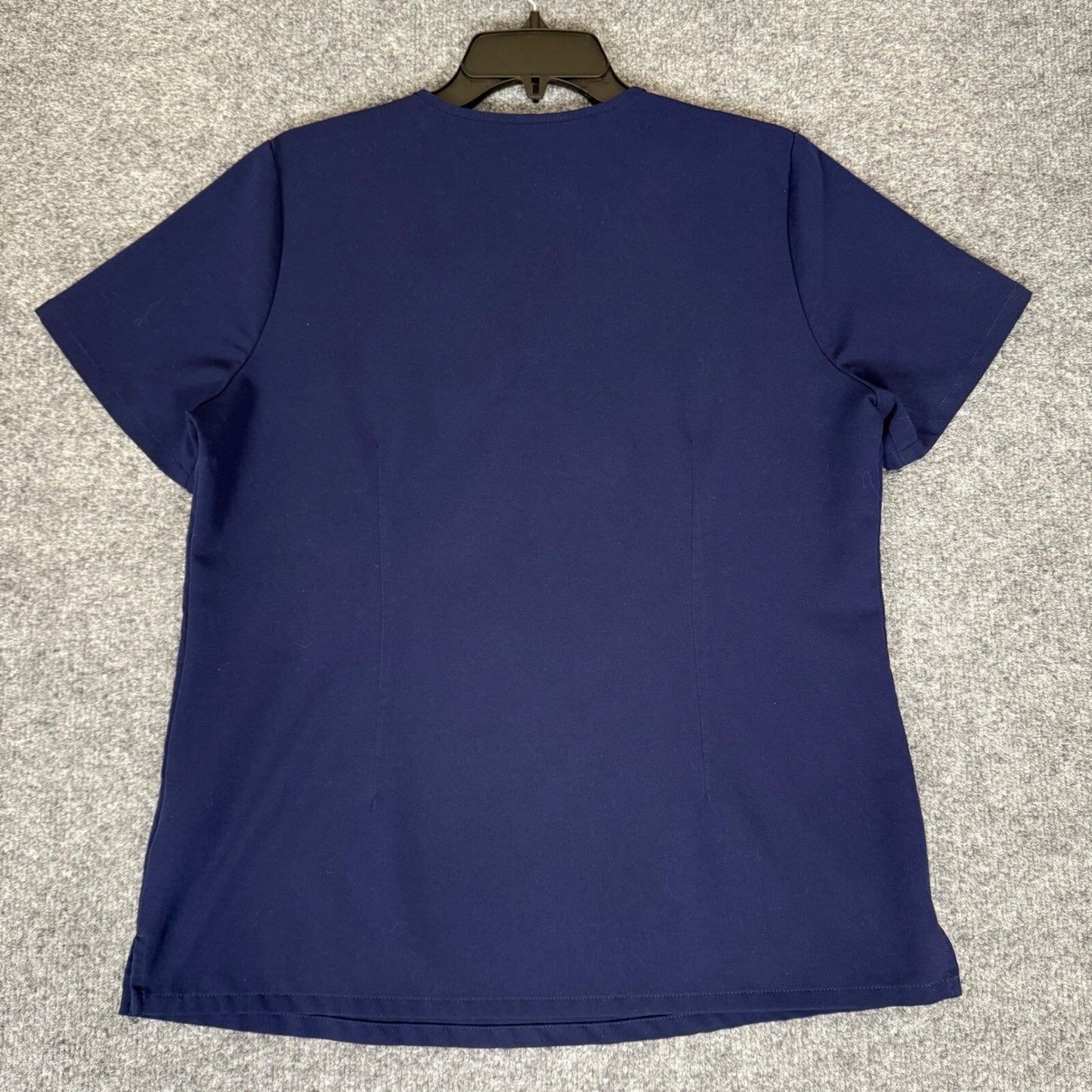 FIGS Catarina Scrub Top Medical V-Neck Short Sleeve Nursing Women's Blue Medium