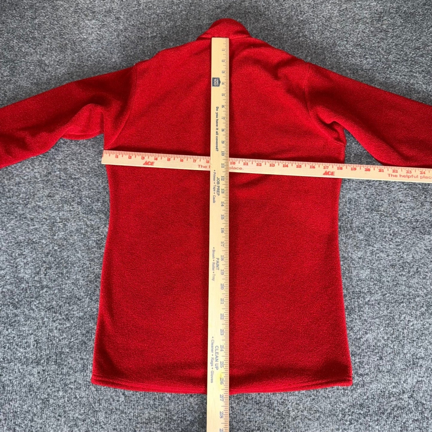 Patagonia Capilene Fleece Pullover Men XS Red 1/4 Zip Lightweight Sweater Jacket