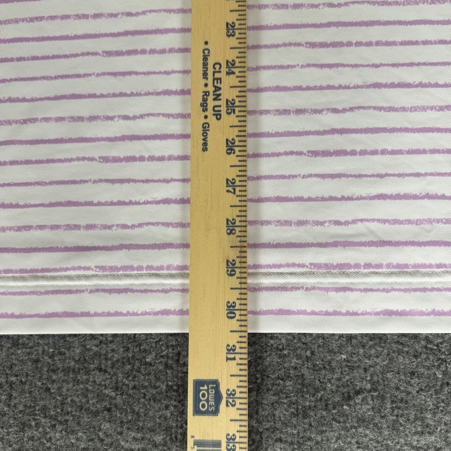 FootJoy FJ Polo Shirt Men L Purple Stripe Performance Golf Athletic Short Sleeve