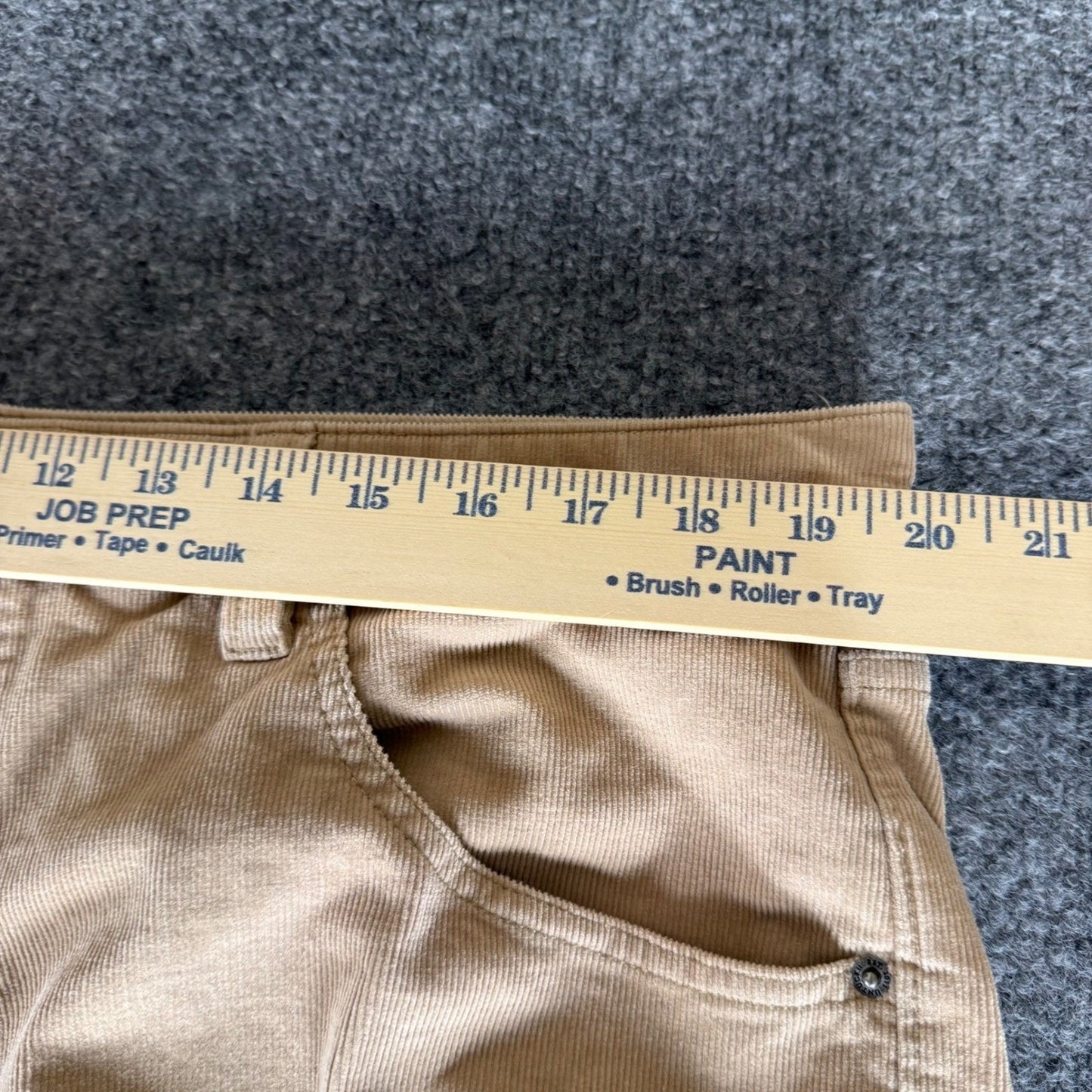 UNTUCKit Corduroy Pants Mens 40x32 Beige Casual Everyday Comfort Straight Leg
