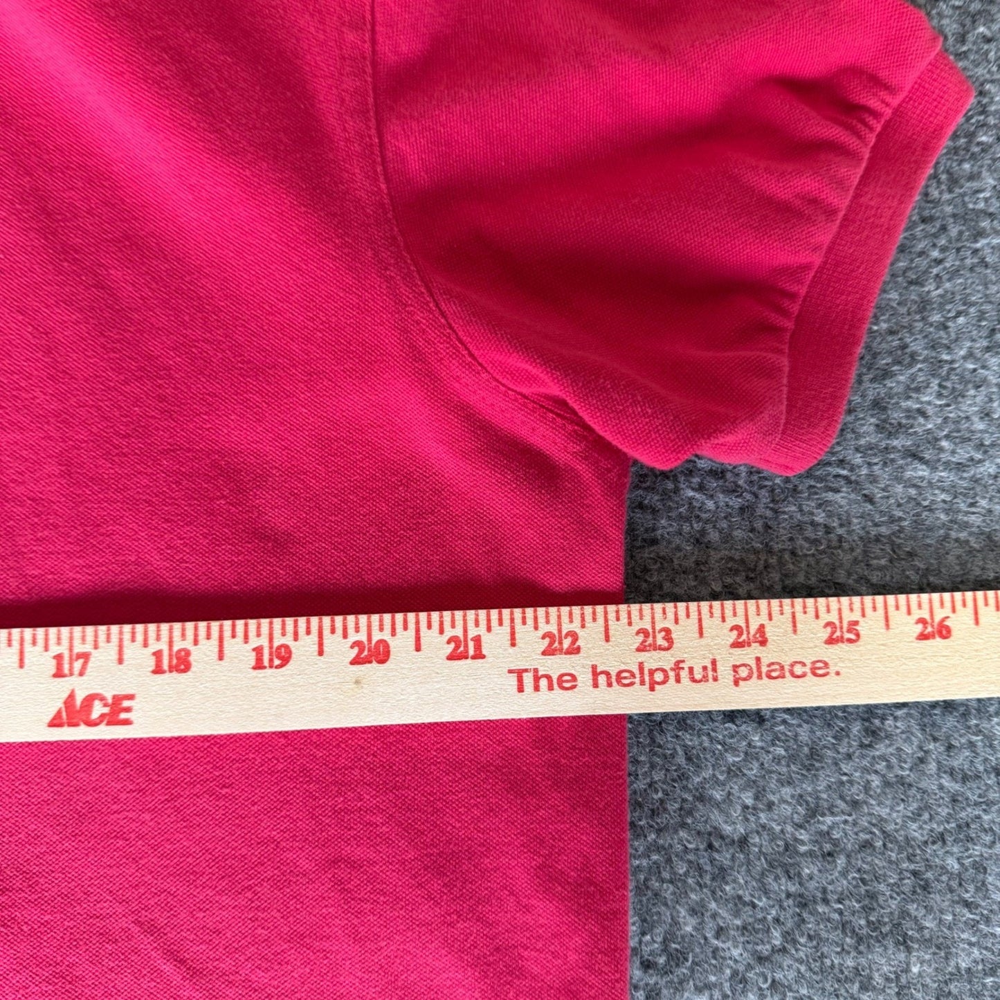 Southern Tide Skipjack Polo Shirt Mens Medium Magenta Short Sleeve Cotton Golf