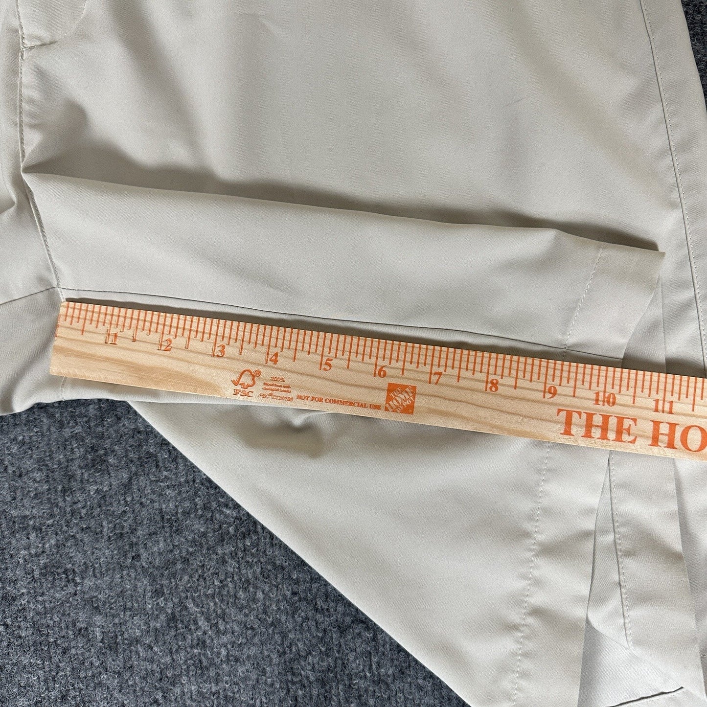 Adidas Golf Chino Shorts Mens 39 Beige Climalite Performance Stretch Lightweight