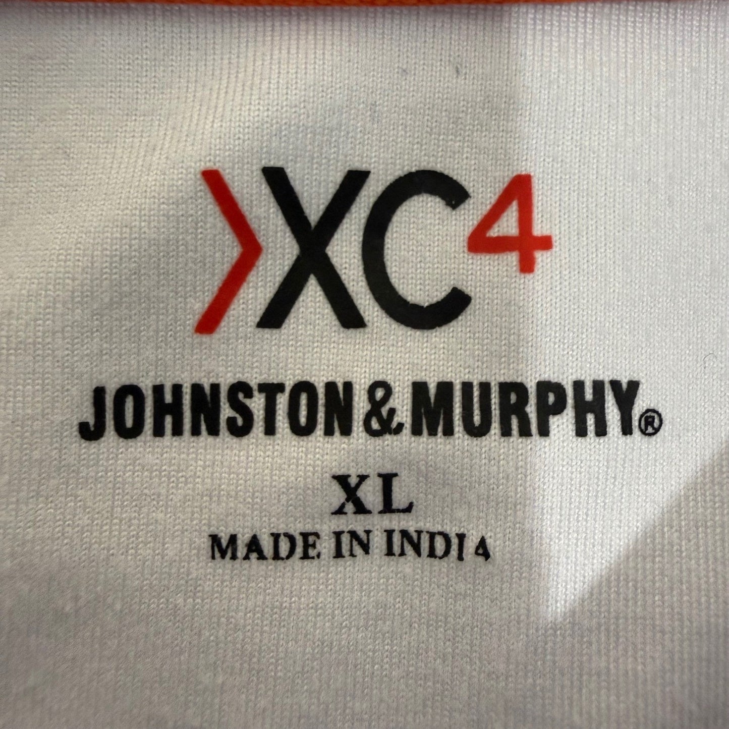 Johnston & Murphy XC4 Shirt Mens XL Short Sleeve Button Down Geometric Stretch