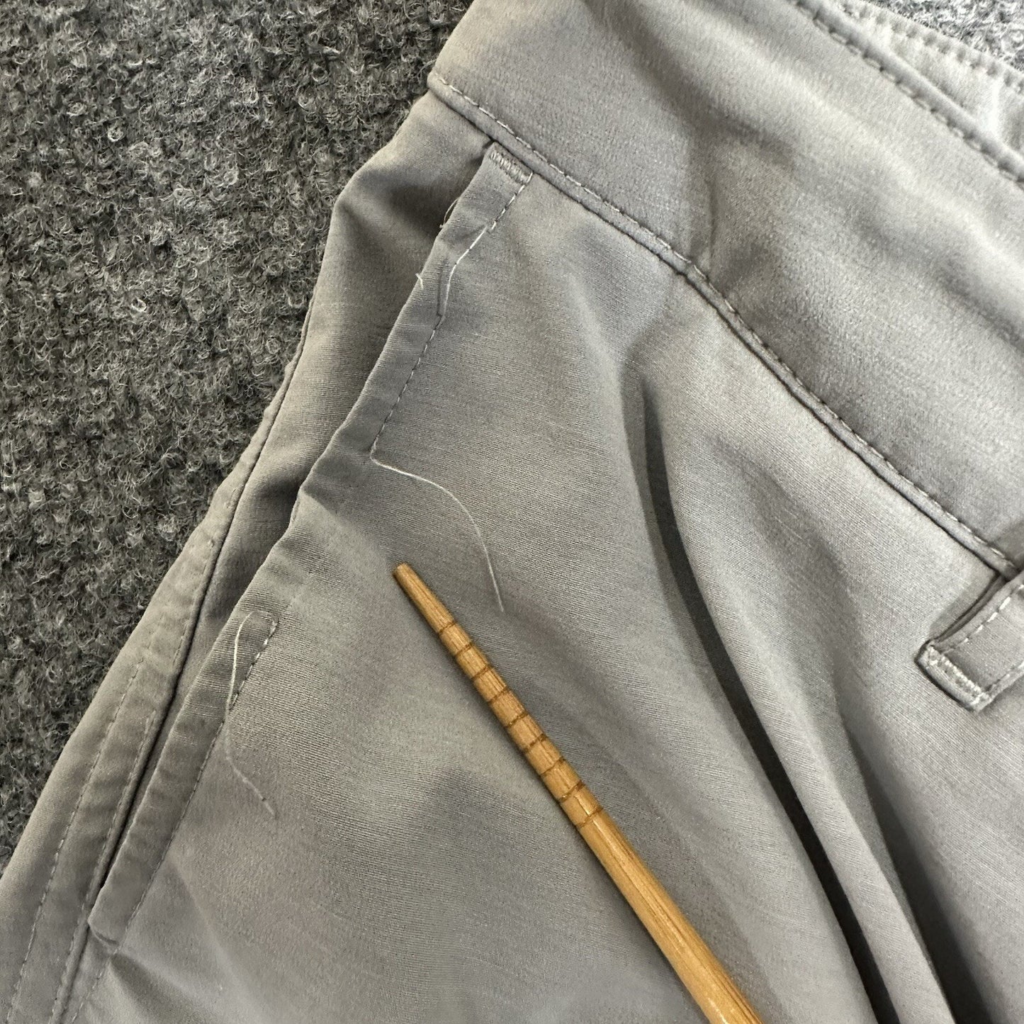 Faherty All Day Shorts Mens 38 (40) Grey Chino Drawstring Casual 9" Golf Adult