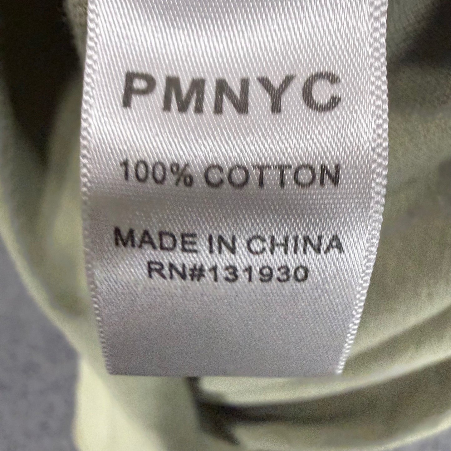 Peter Manning Mens Medium Green Cotton Long Sleeve Polo Shirt Casual Classic