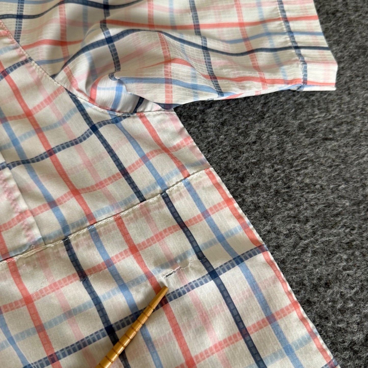 Columbia PFG Fishing Shirt Mens XL Plaid Short Sleeve Omni Shade Outdoor Casual