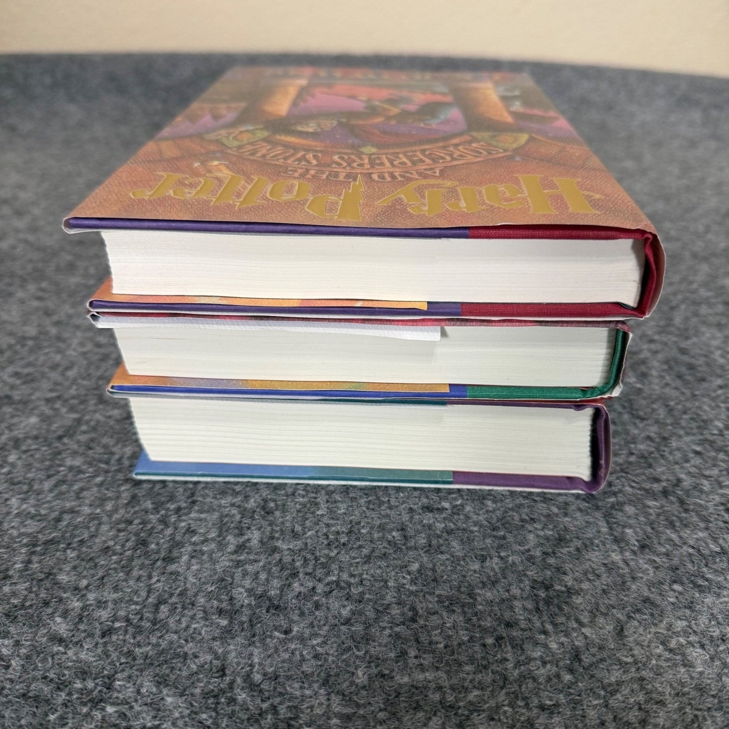 Harry Potter Hardcover Book Set 1-3 J.K. Rowling Fantasy Hogwarts Magic Series
