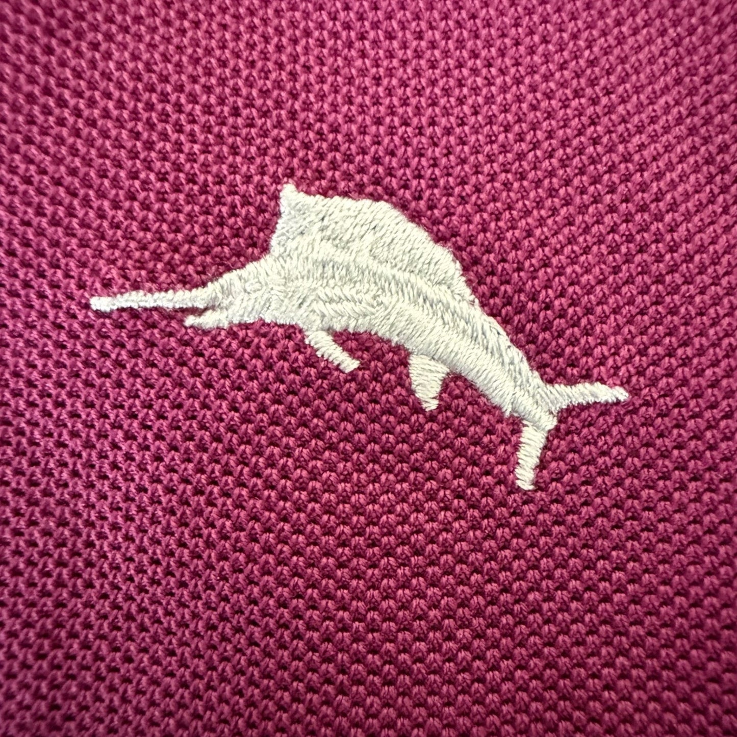 Tommy Bahama Islandzone Polo Shirt Mens Large Purple Supima Cotton Golf Casual