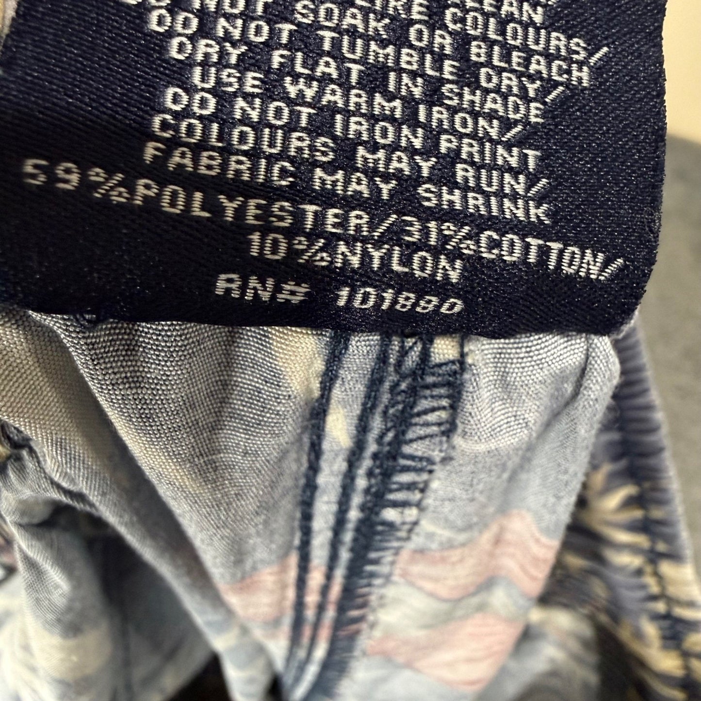 7 Diamonds Mens Floral Shorts Large Casual Summer Lifestyle Modern Suft Beach