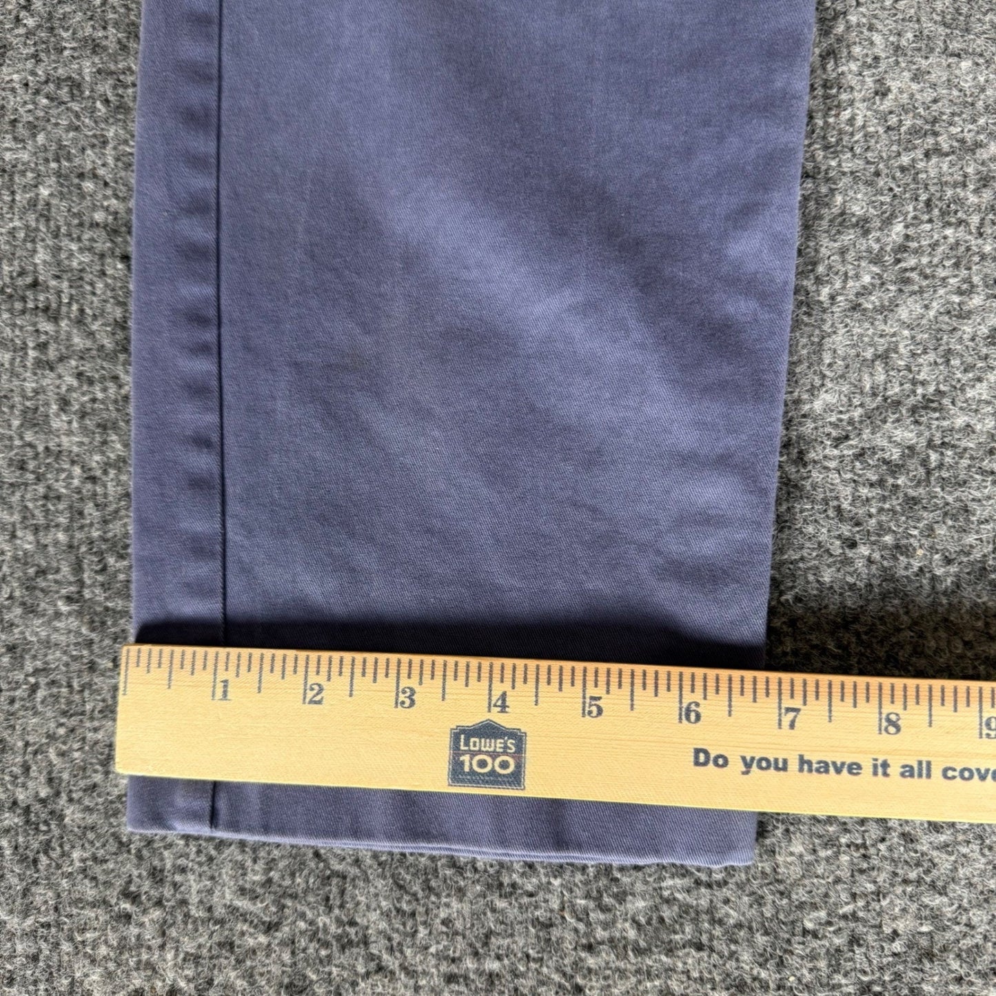 J.Crew Mens Broken In Chino Pants 33x30 (Fits 34x29) Blue Stretch Cotton Casual