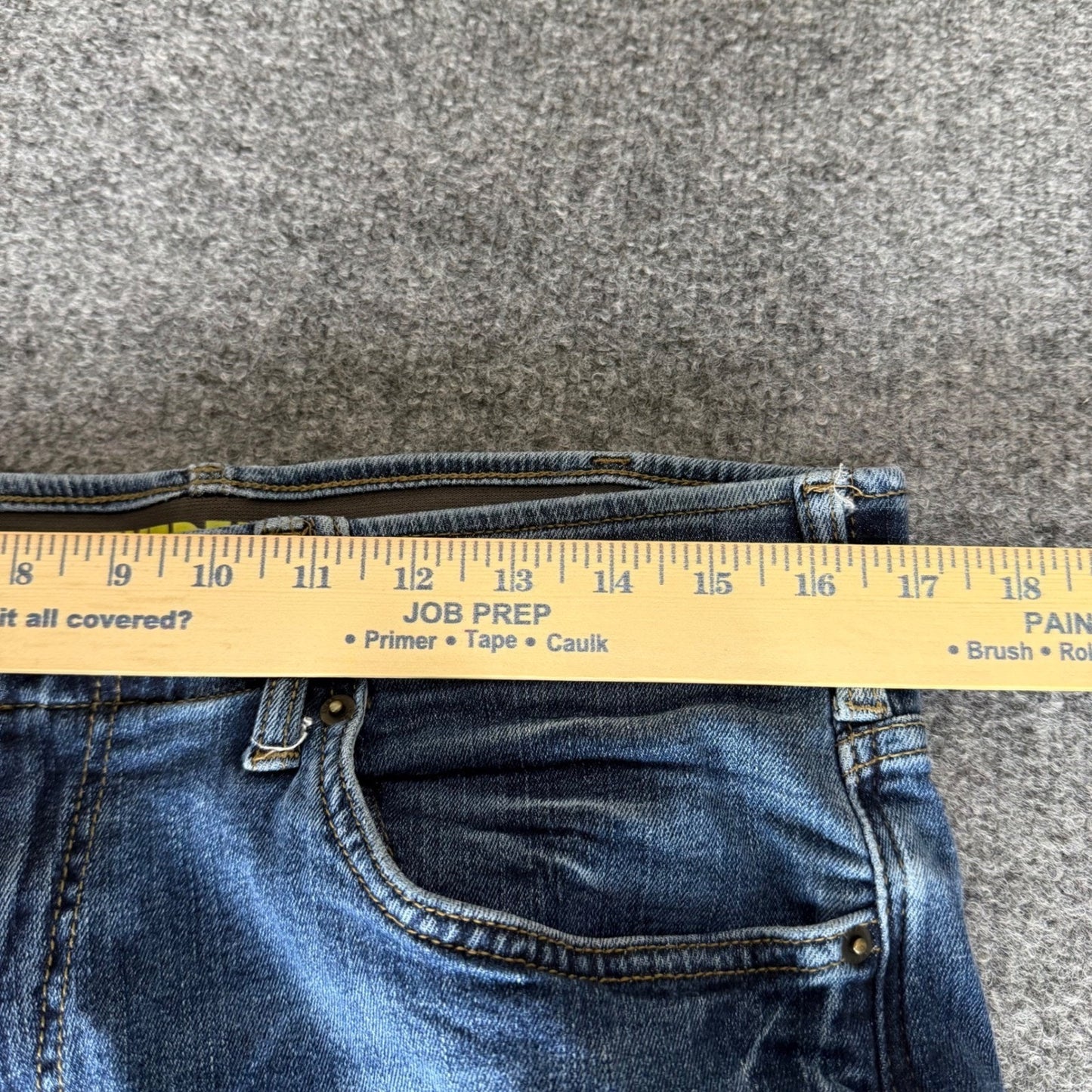 Lee Extreme Motion Mens Straight Fit Tapered Leg Jeans Blue 34x30 Denim Stretch